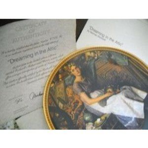 Norman Rockwell Rediscovered Women Dreaming in The Attic Edwin M Knowles COA